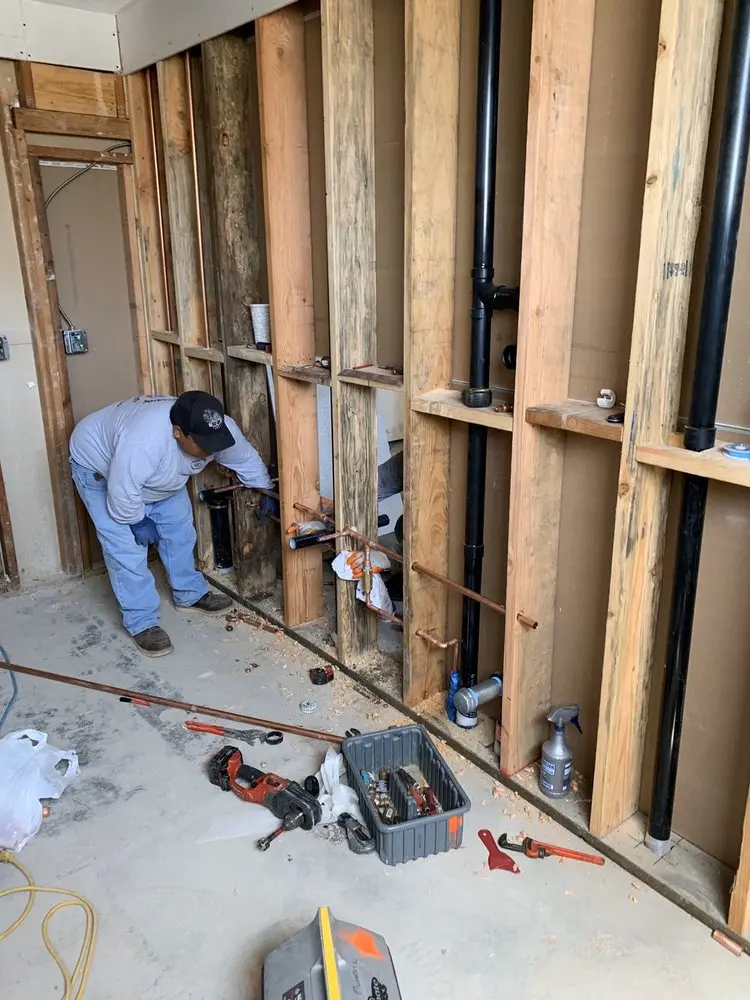 Commercial rough-in plumbing for Water Heater Replacement in Northridge